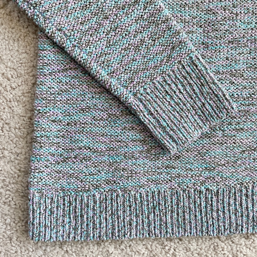 Talbots Multicolor Sweater Size Medium Lightweigh… - image 4